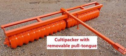 Ripping It Outdoors 10' Cultipacker | Width 120" | 40–60+ HP | 3-Point OR Pull Type OR Quick Attach | For Tractors