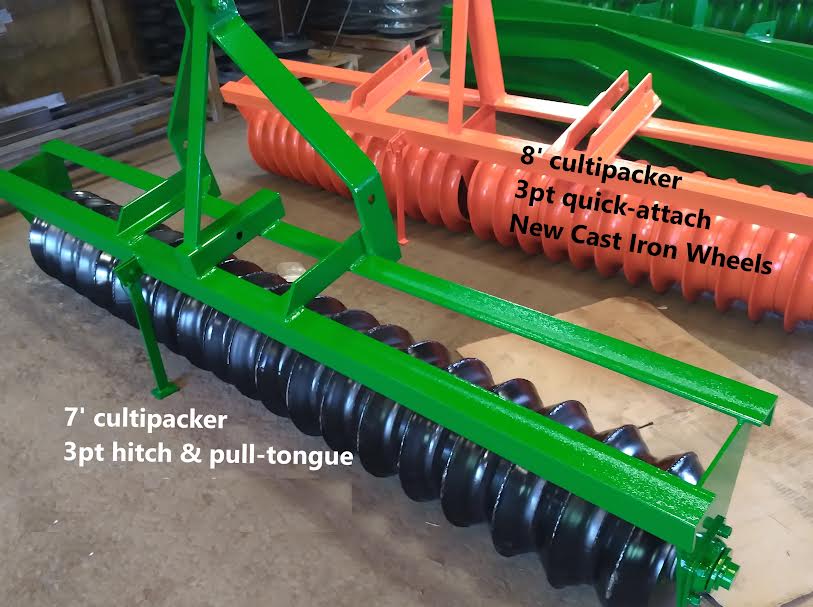 Ripping It Outdoors 7' Cultipacker | Width 84" | 30–45+ HP | 3-Point OR Pull Type OR Quick Attach | For Tractors
