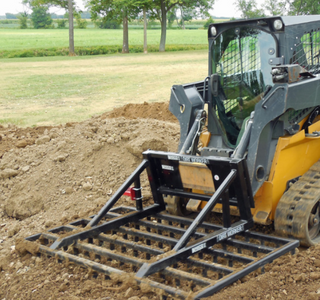 Kasco Grader Blade | Model DW-1095 & DW-2095 | Working Width 72" & 84" | Hydraulic Flow Range 15-30 GPM | For Skid Steers