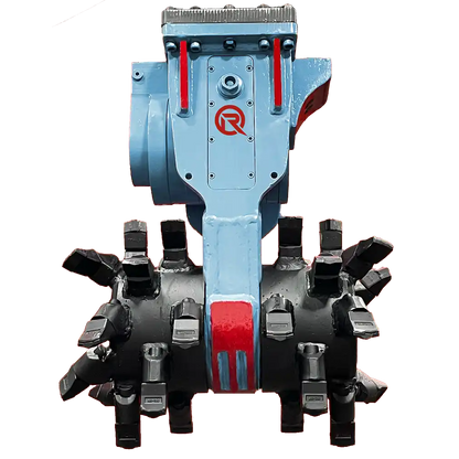 RockZone Soil & Dirt Mixer | Model MXR-G5 Mixer | Mixing Width 25" | 30hp | 2.5 To 6 Tons | 15 To 25 GPM | For Mini Excavators, Skid Steer & Backhoes