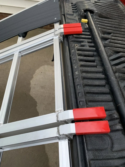 Black Widow Black Ice Folding Snowmobile Ramp w/ Extension & Stud Protectors | Model SNO-9454-HDXW-EXT-S | Size 7' 10" x 54" | Capacity 1,500 lb | For Snowmobile Loading