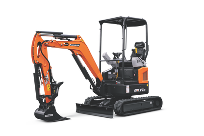 Develon | Mini Excavator | DX17Z-7 | 18″ Bucket | 61" Overall Width | 2 Tons