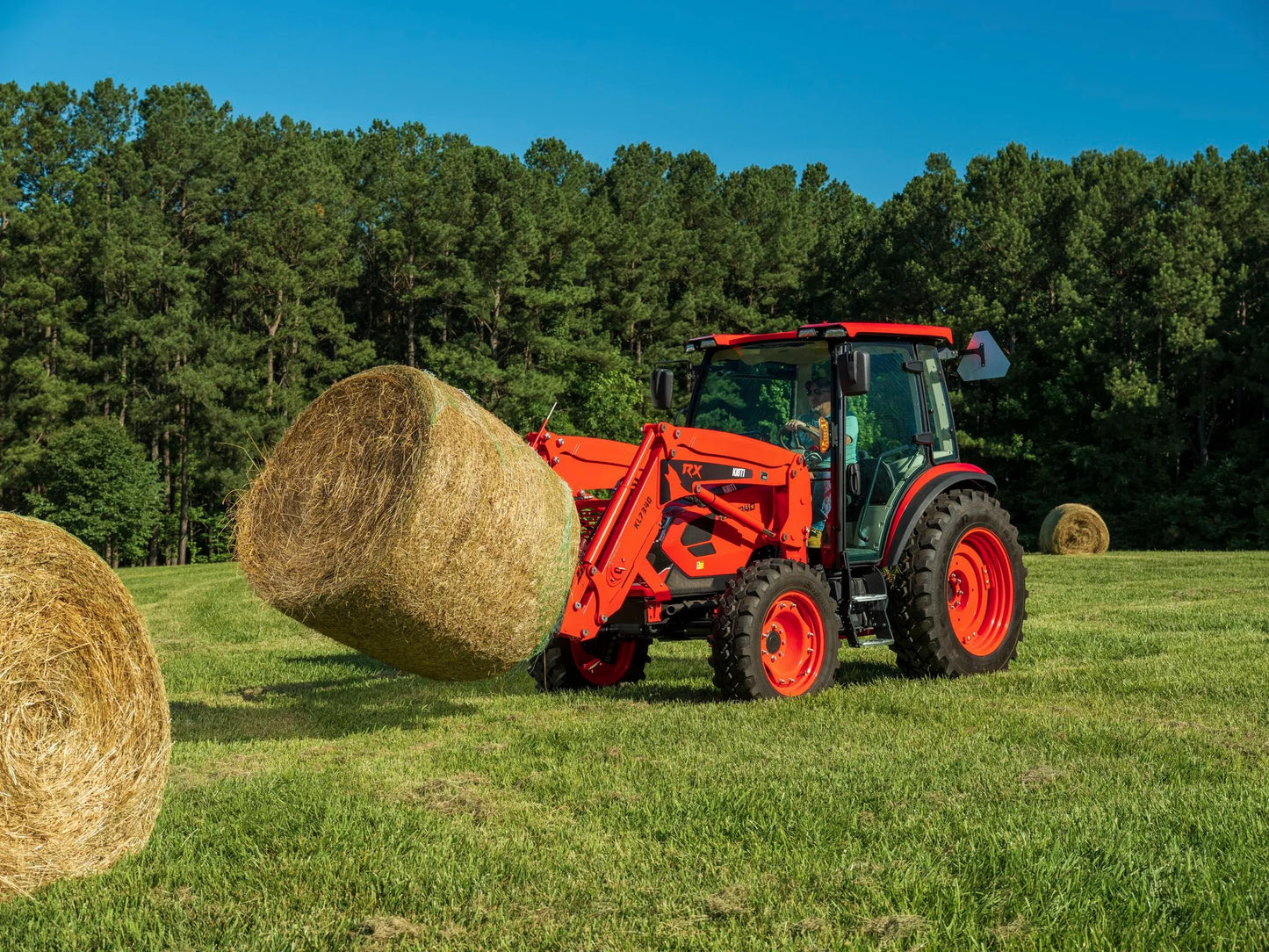 KIOTI | Cab Tractor with Loader | RX7340PCB | RX Series | 82.1 in Width | 73 HP | For Agriculture & Heavy-Duty