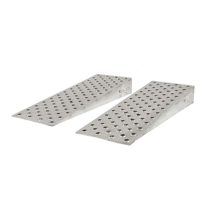 Heavy Duty Ramps Aluminum Shipping Container Wedge Ramps | Model 10-16-048-WEDGE | Size 48" L x 16" W | Capacity 10,000 lb. | Horsepower 23 HP | For 6" Lip Shipping Containers