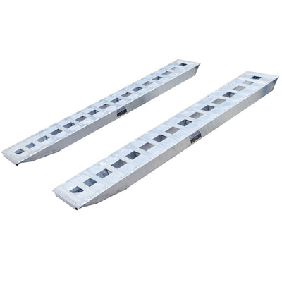 Heavy Duty Ramps Aluminum Trailer Ramps | Model 10-16-096-02-02 | Size 8' L x 16