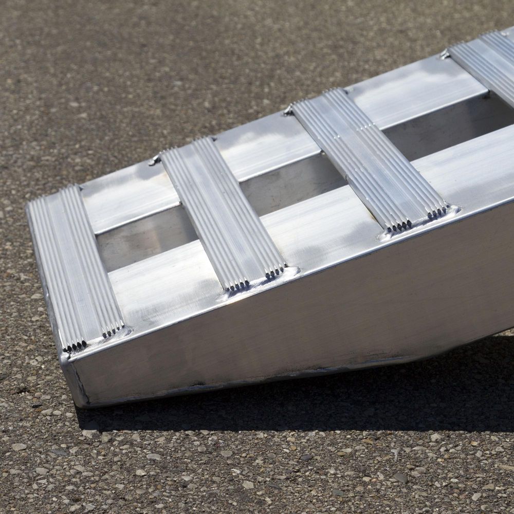 Heavy Duty Ramps Heavy Equipment Loading Ramps | Model 10-16-120-02-S | Size 10' L x 16" W | Capacity 10,000 lb Per Axle | 23 HP | 0 To 25 GPM | For Skid Steers & Tractors