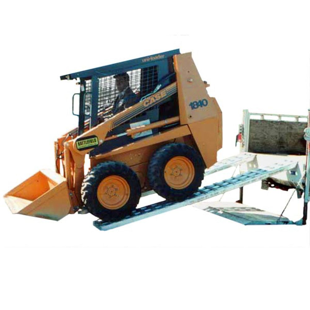 Heavy Duty Ramps Heavy Equipment Ramps | Model 10-16-120-05-S | Size 10' L x 16" W | Hook End, Stub Foot | 10,000 lb. per Axle | Horsepower 23 HP | For Trailers 36"-42" Drop