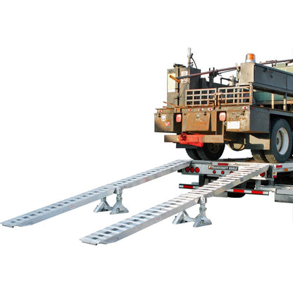 Heavy Duty Ramps Modular Step Deck Trailer Ramp System | Model 10-16-192-02-02M-S | 16' L x 16" W | 10,000 lb. Weight Capacity | Horsepower 23 HP | For Trailers, Loaders