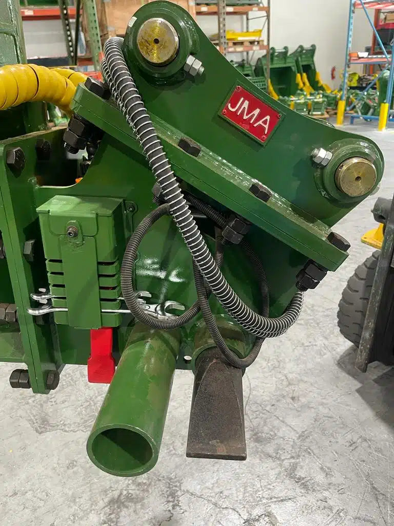 JMA Attachments Post Driver Hammer | Model JMA-75 GND | Energy Class 1,000 Joules | For 7 – 10 Tons Excavators & Skid Steers