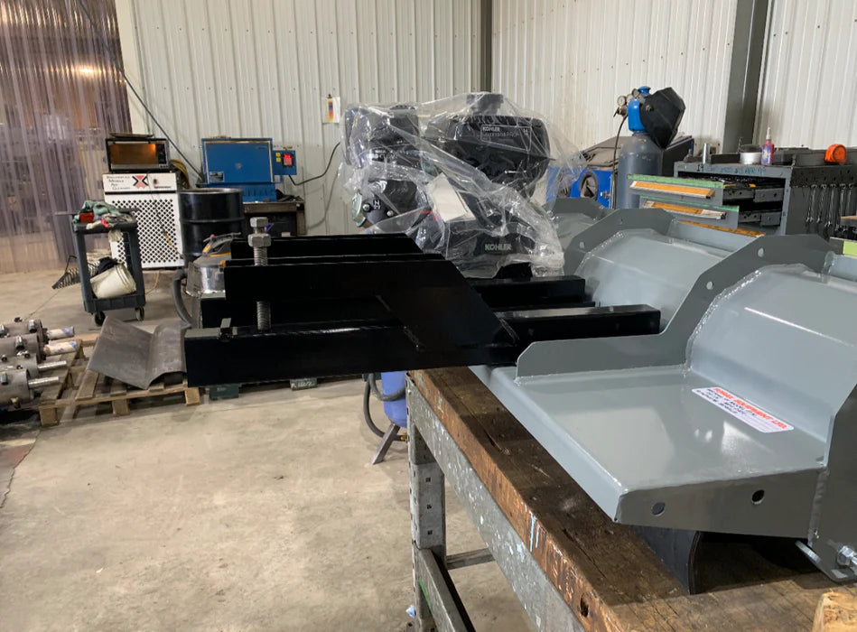 Forax Gas Powered Mulcher | Model GP40 | 40" Cutting Width | 14HP KohlTer | For Tractor