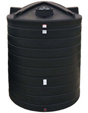 Norwesco 10000 Gallon Plastic Vertical Water Storage Tank Without Fittings In Black