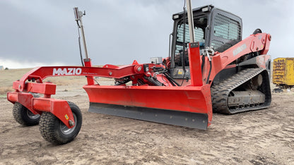 Mazio Dual Grader Dozer | Model GR 220/270 | Automatic LASER Levelling Control System | For Skid Steer