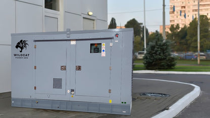 Wildcat NG/LPG Roughneck Generator | Over-Engineered Power 30 - 60 KW | Open & Close Enclosure