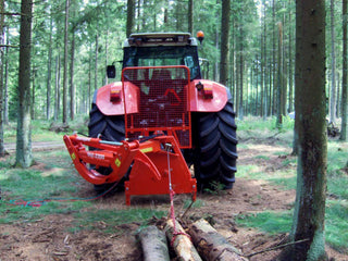 Fransgard 3-Point Hydraulic Forestry Grapple w/ PTO Winch | Model VHZ-2300 | Width 90" | 50-100 HP | For Tractors