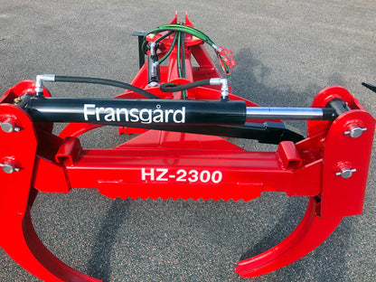 Fransgard 3-Point Hydraulic Forestry Grapple w/ PTO Winch | Model VHZ-2300 | Width 90" | 50-100 HP | For Tractors