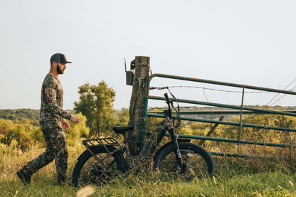 Rambo | E-Bikes | Model Nomad 2.0 | Up to 30 MPH | Up to 38-Mile Range | 1000W Hub Motor | Dual Battery | 48V 15Ah-20Ah LG Battery | For Hunters & Adventurers