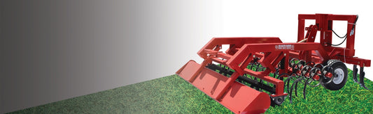 Red Master Harrow | T-Rex | Manual Arena Drag | 6 ft Width | 20–40 HP | For Compact &amp; Utility Tractors