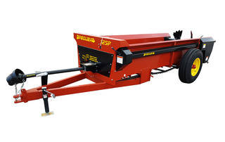 Pequea Large Manure Spreaders | Model MS-125P | Width 76" inches | T-Rod Apron Chain | 35 HP Minimum | For Tractors
