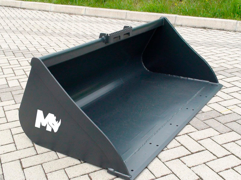 Mazio Rock Bucket Skid Steer Standard Bucket | Width 1250  to 2030 mm | Capacity 0.351 to 0.588 m³ | Weight 230 to 310 kg | For Skid Steer Loaders