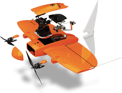 Wingtra | Wingtra One GEN II | VTOL Mapping Drone | 61 MP | Up to 59 Min Flight Time | 16 m/s Flight Speed  | 6-25 MP Camera GIS & Engineering