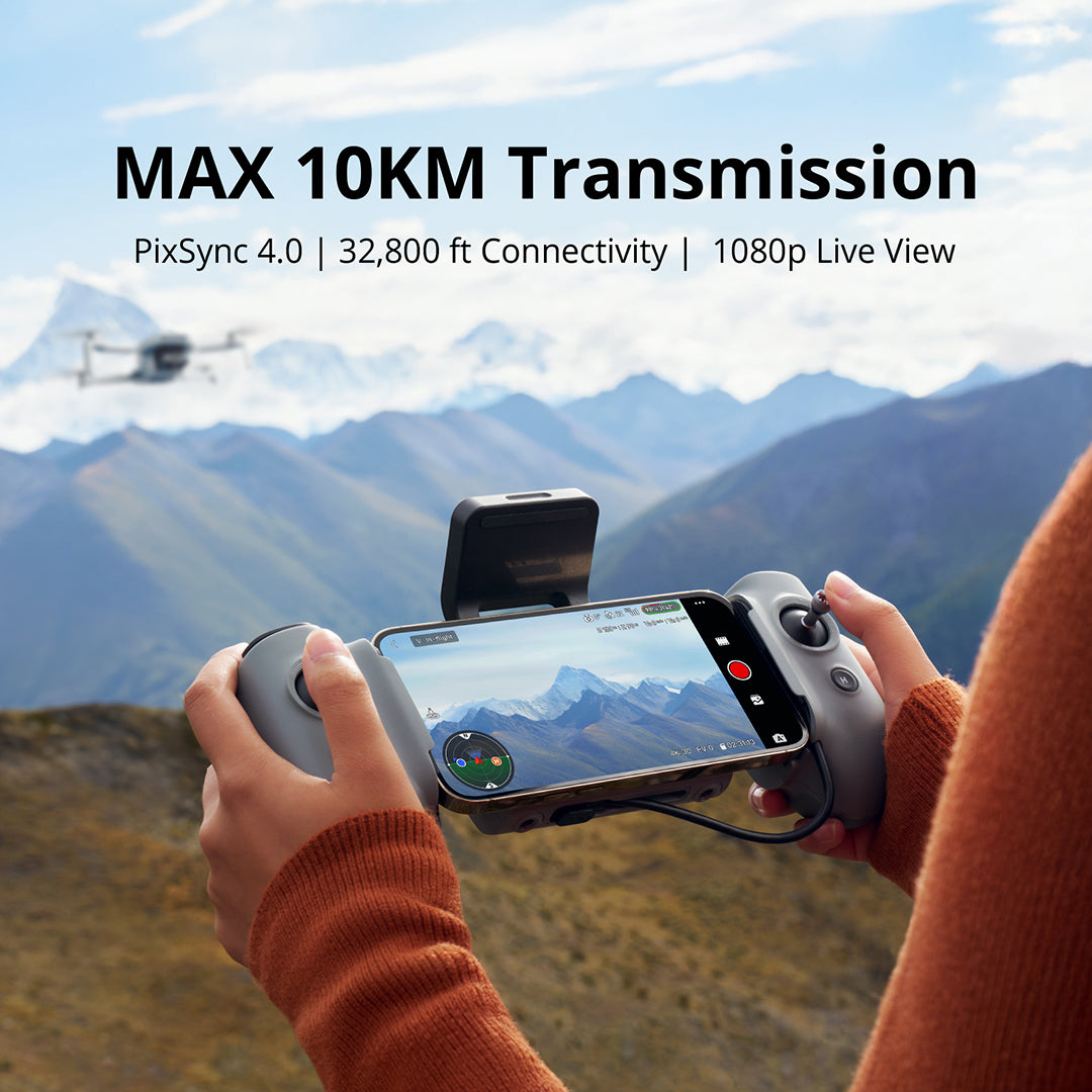 Potensic ATOM 2 Drone Expansion Kit | 8K Photo & 4K HDR Video & GPS AI Tracking | 32 Min Flight Time | 10 KM Transmission Range | For iOS 13+ & Android 7.0+