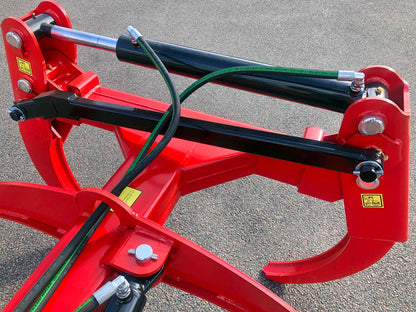 Fransgard 3-Point Hydraulic Forestry Grapple w/ PTO Winch | Model VHZ-2300 | Width 90" | 50-100 HP | For Tractors