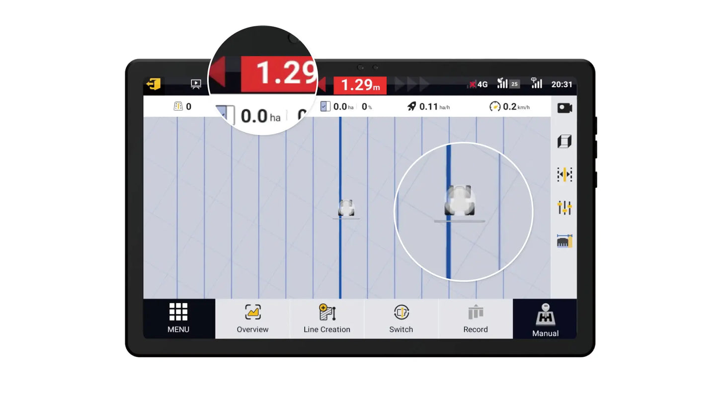 FJDynamics Auto Steer System | Model AT2 Lite | 10.8-inch Display Tablet | RTK Precision GNSS | 40 To 300+ HP | For Tractors & Agricultural Machinery