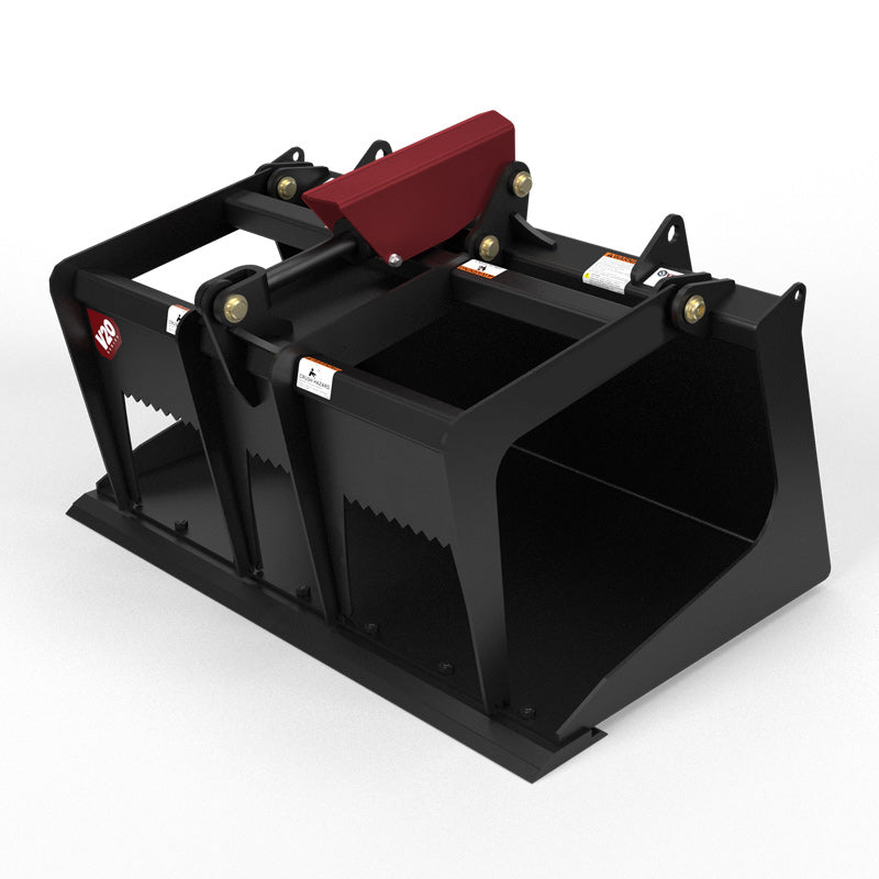 Top Dog Attachments Scrap Grapple | Heavy-Duty Material Handling | Width 60"-84" | Weight 842-996 lbs | Oil Flow Range 15-25 GPM | For Skid Steer