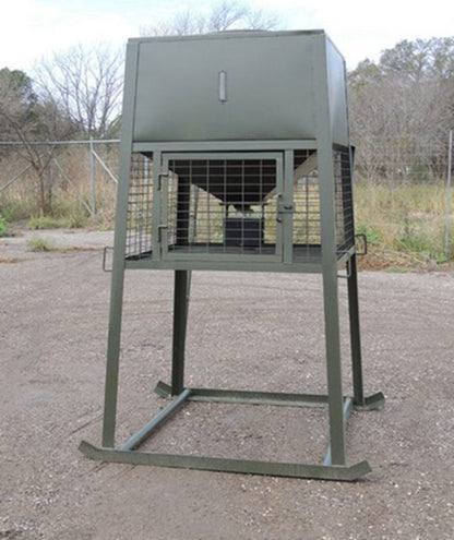 AWS Blind | Heavy Duty Broadcast Feeders | Capacity 1000lb, 2000lb & 3000lb | Widths 36" To 48" | Solar Timer + EZ Fill + Optional Cage | Horsepower 15 To 75 HP | For Tractor, ATV & UTV