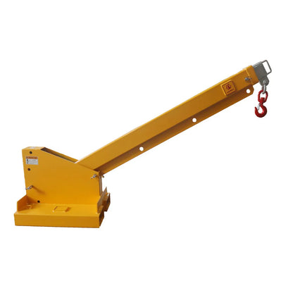 Landy Attachments Crane Jibs (Fixed & Tilt) | Capacity 5500–9900 lb | Short & Long Reach | 8-30 GPM | 2-5 Tons | For Forklifts, Skid Steers & Excavators