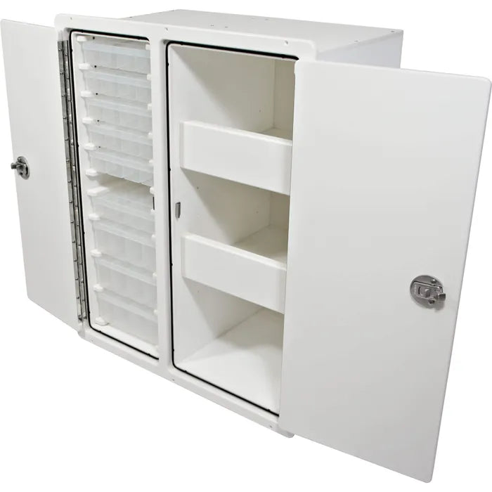 RIO MARINE CUSTOMS TACKLE STORAGE UNIT - 9 TRAY, 2 ADJUSTABLE SHELVES