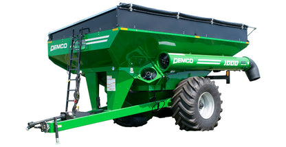 Demco Single Auger Grain Cart | Model 1000 & 1100 | Total Weight 12,920-13,110 lbs | Horsepower 175+ | For Tractors