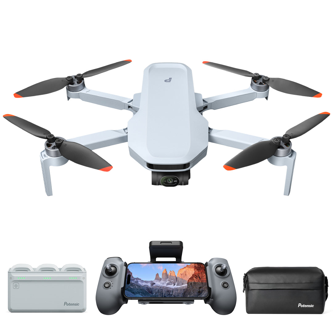 Potensic ATOM 2 Drone | Weight Under 249 g | 8K Photo & 4K HDR Video | 10 KM Video Transmission | AI Track & Night Mode | 96 Min Flight Time | For iOS 13+ & Android 7.0+