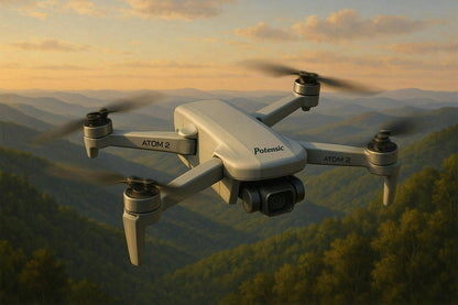 Potensic ATOM 2 Drone Expansion Kit | 8K Photo & 4K HDR Video & GPS AI Tracking | 32 Min Flight Time | 10 KM Transmission Range | For iOS 13+ & Android 7.0+