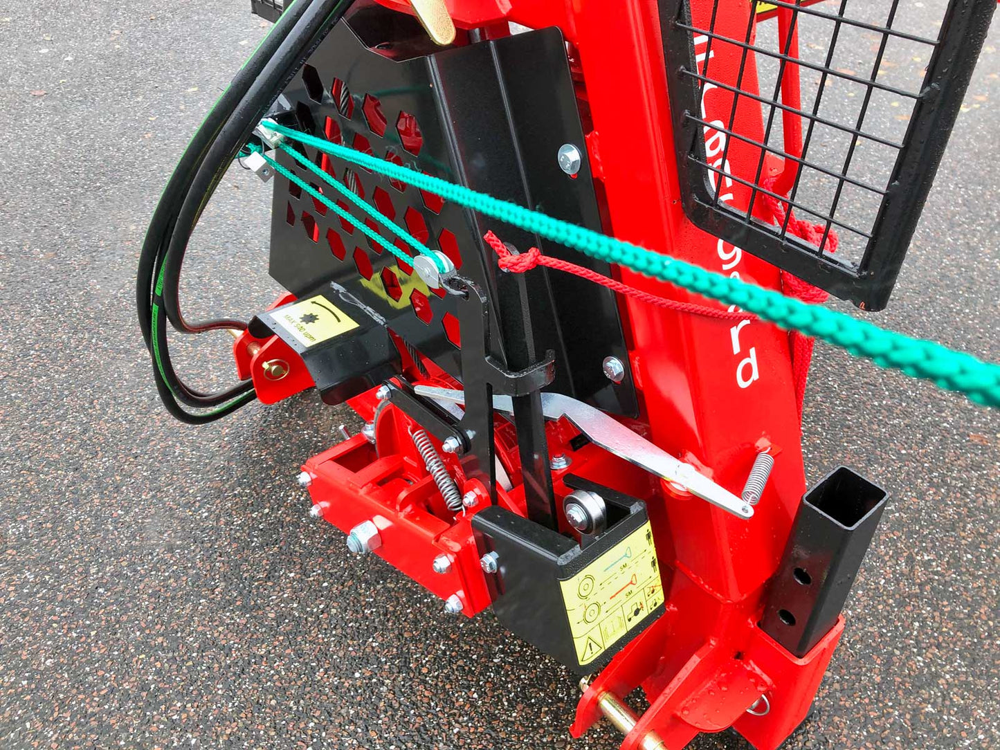 Fransgard 3-Point Hydraulic Forestry Grapple w/ PTO Winch | Model VHZ-2300 | Width 90" | 50-100 HP | For Tractors