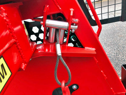 Fransgard 3-Point Hydraulic Forestry Grapple w/ PTO Winch | Model VHZ-2300 | Width 90" | 50-100 HP | For Tractors