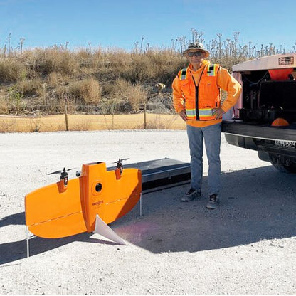 Wingtra | Wingtra One GEN II | VTOL Mapping Drone | 61 MP | Up to 59 Min Flight Time | 16 m/s Flight Speed  | 6-25 MP Camera GIS & Engineering
