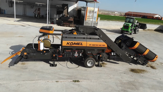 Komel RK Master 100 PRO Round Baler | Bale Width 23.6" inches | Engine Horsepower 25-75 HP | For Tractors & Electric Systems