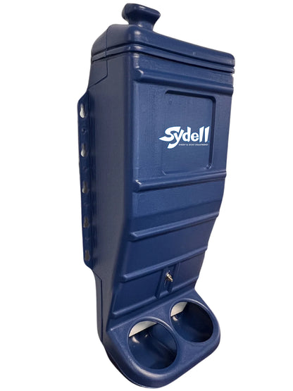 Sydell Blue Poly Mineral & Grain Feeder | #1013C / #1013 | 25 lb Capacity | For Sheep & Goat