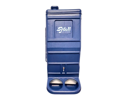 Sydell Blue Poly Mineral & Grain Feeder | #1013C / #1013 | 25 lb Capacity | For Sheep & Goat
