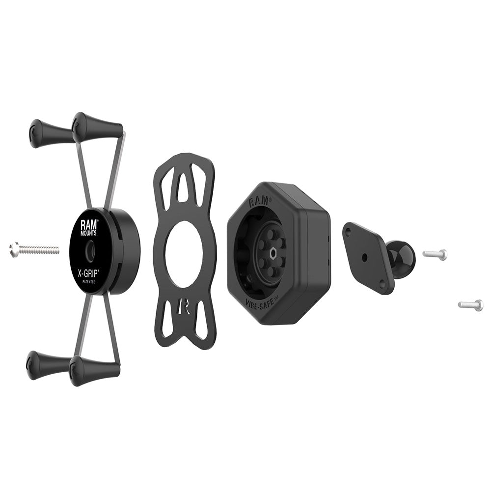 Ram Mount Ram X-Grip Large Phone Holder w/Ball & Vibe-Safe Adapter