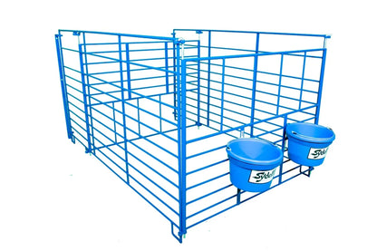 Sydell Standard Wall Mount Starter Pens | #0102A / #0102A-G / #0103A / #0103A-G | 6' Width | For Sheep & Goats