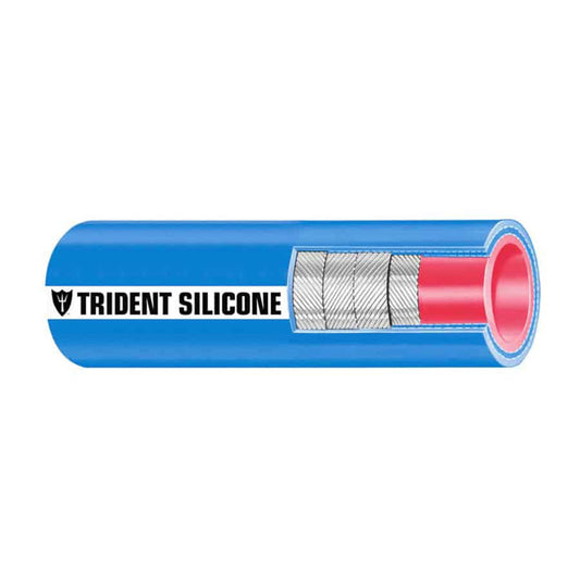 Trident Marine 8" ID x 6' Long Silicone Marine Wet Exhaust  Water Hose - Blue [202V8001]