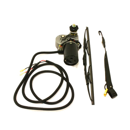 Skid Steer Doors Multi‑Accessory Kit | LED Light Bar + Cab Heater + Electric Wiper | For Skid Steers