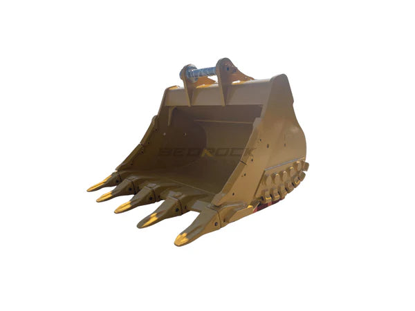 Bedrock Attachments Severe-Duty Bucket & Adjuster GP | Width 104" | Capacity 6.5 CU M | Machine Size 90-105 Tons | For Excavators CAT 395