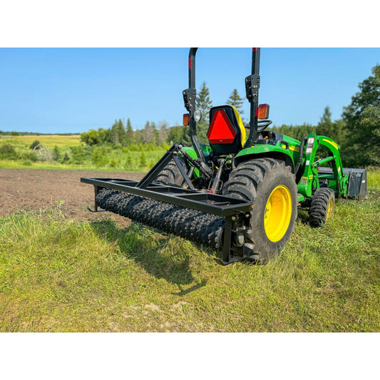 Field Tuff 72" 3-Point Cultipacker – 31 Cast Iron Wheels & Category 1 Hitch | Horsepower 25–45 HP | For Tractors