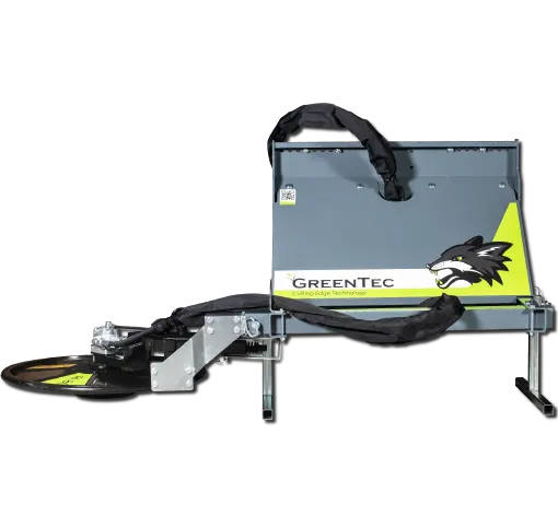 GreenTec FOX 25 Carrier Frame | Model OPTE4051 / OPTE4272.1 / OPTE4500 | Cutting Width 31.5" | 6.6–10.6 GPM | 25–40 HP | For Tractors & Loaders