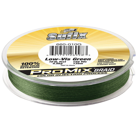 Sufix ProMix Braid 50lbs - Green - 150yds [630-050G]