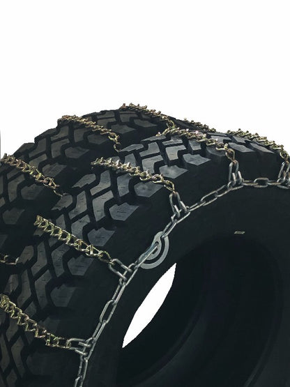 Kinedyne Grip Link Tire Chains | 15402PK | Tire Size 11 x 22.5 | Dual-Triple V-Bar Cross Chain | For Heavy-Duty Highway Truck Drive Tires & Extreme Winter Traction