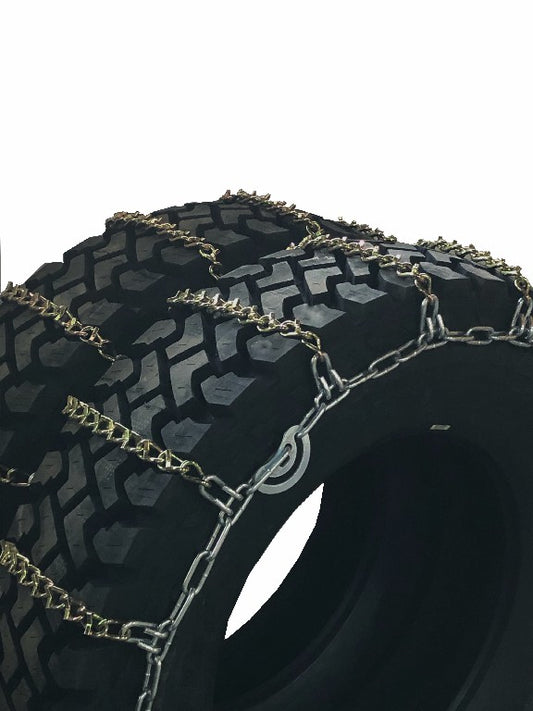 Kinedyne Grip Link Tire Chains | 15402PK | Tire Size 11 x 22.5 | Dual-Triple V-Bar Cross Chain | For Heavy-Duty Highway Truck Drive Tires & Extreme Winter Traction